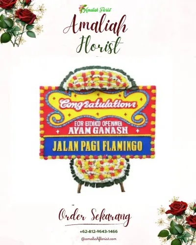 Bunga Papan Congratulation di Sampoddo